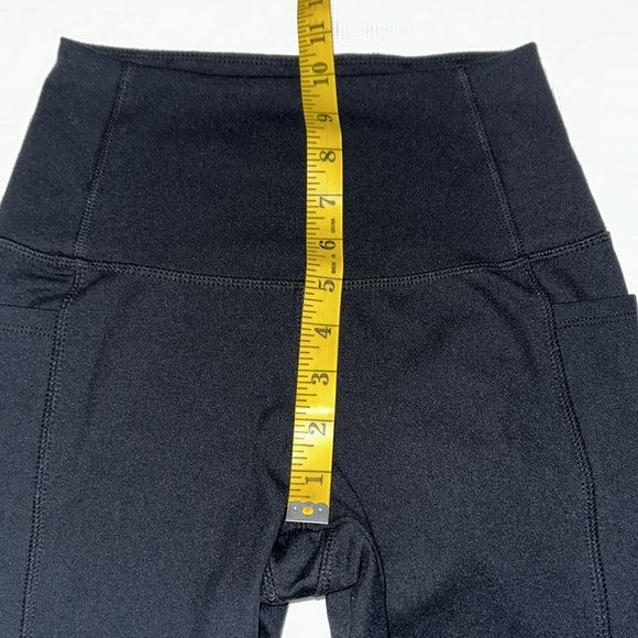 Danskin High Waist 7/8 Side pockets Leggings Size XS Black - Picture 7 of 12